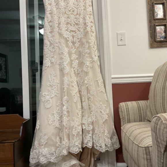 Mori Lee Size 20 Sample Gown Fit & Flare - Picture 5 of 8